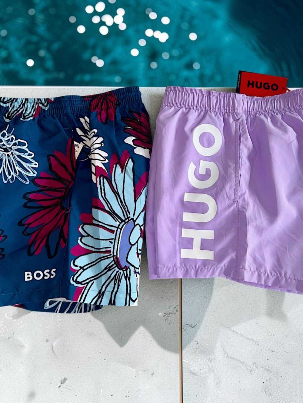 Two Large HUGO Boss SwimSuits